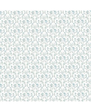 Blue twigs wallpaper