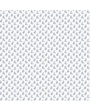 Papel pintado hojas azules