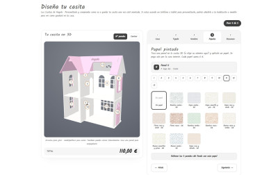Diseña la casita de muñecas de sus sueños en 5 minutos con nuestro configurador 3D